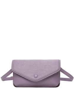 Fashion Envelope Clutch Crossbody Bag Q24119 PURPLE